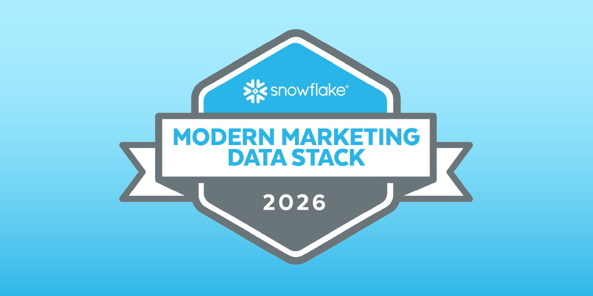 Snowflake Modern Marketing Data Stack 2026 report logo