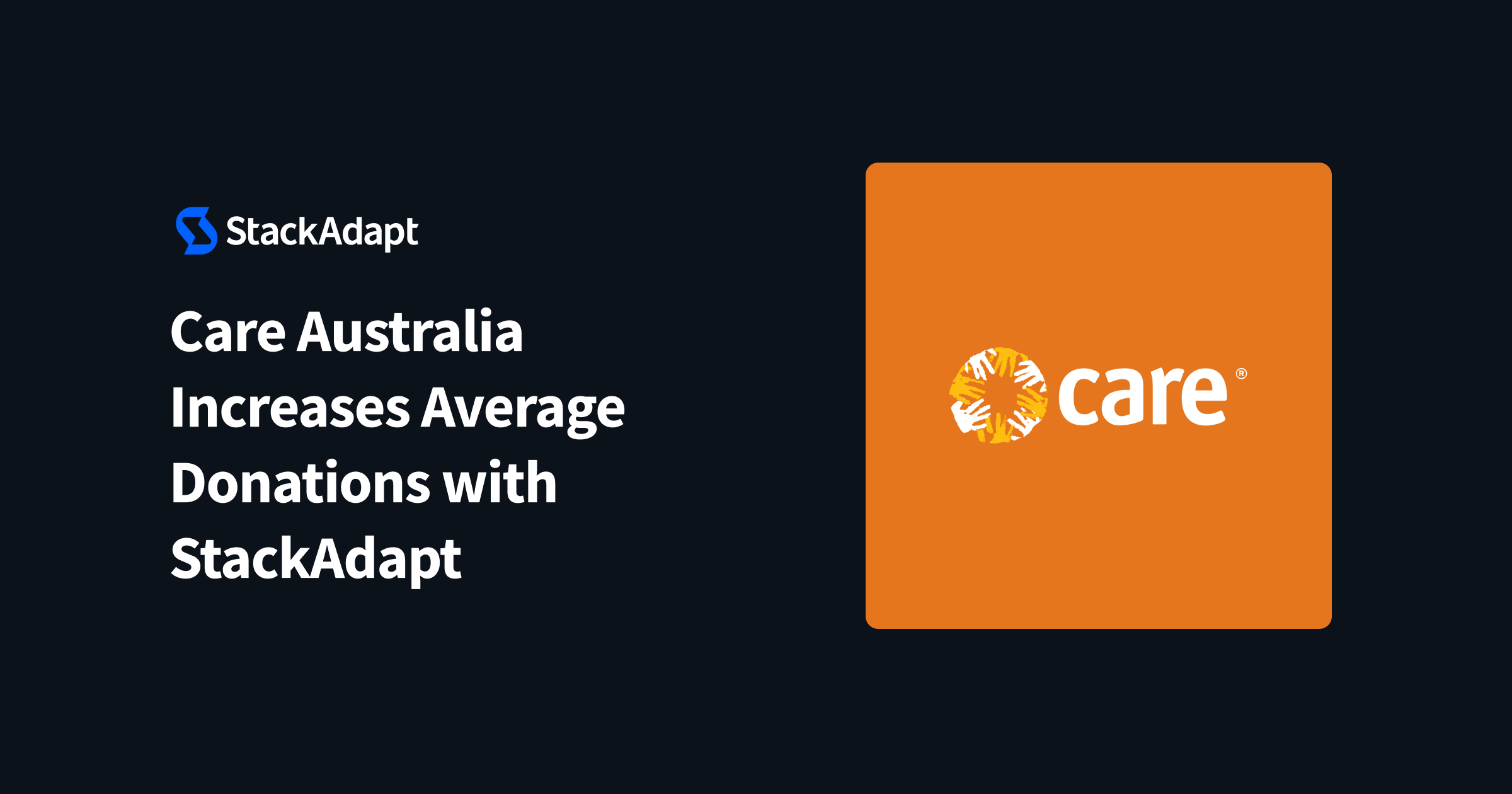 CARE Charity Marketing Campaign Case Study | StackAdapt