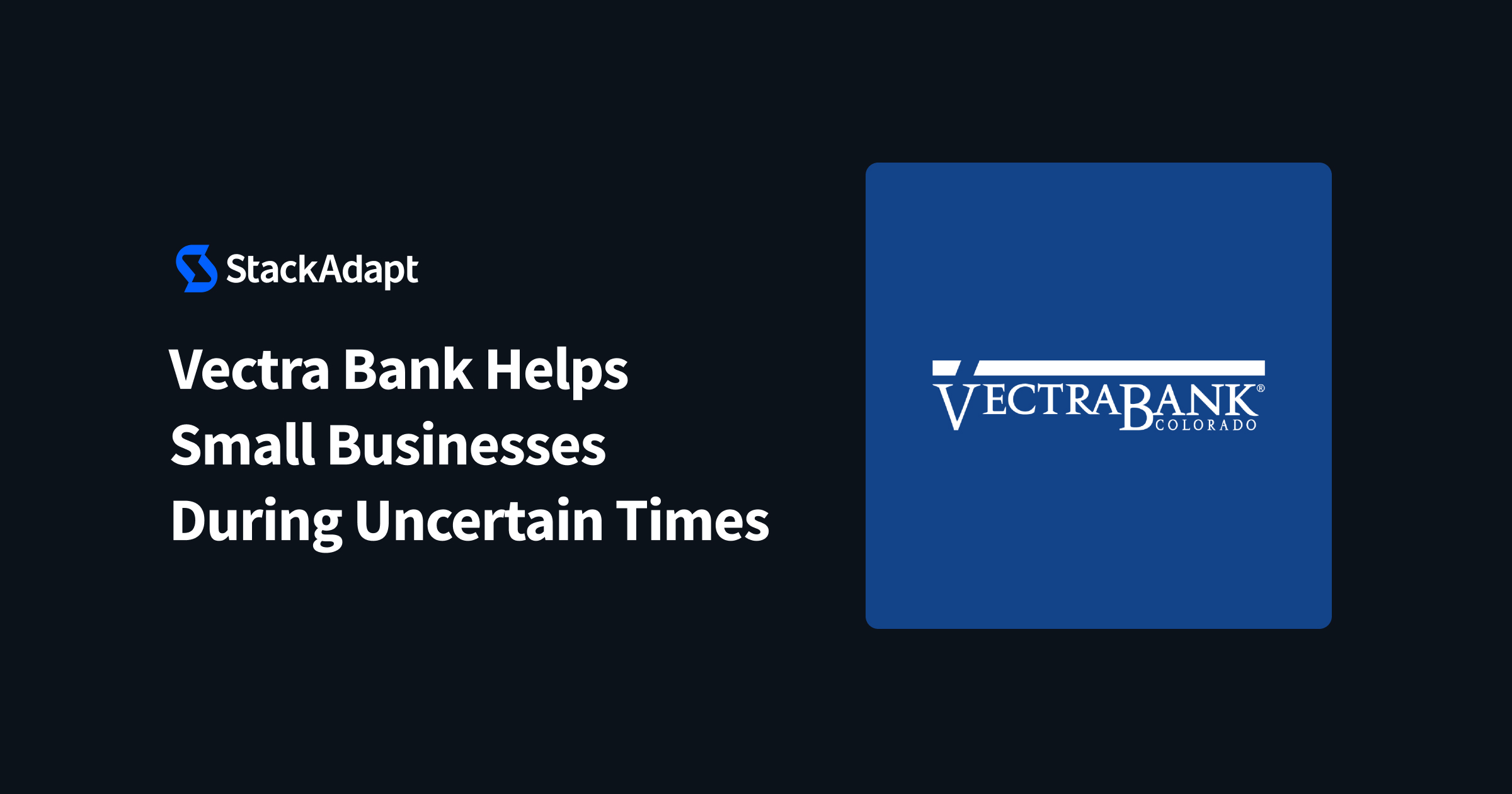 Vector Bank Statement ThomasARTS Multi-Channel Strategy Case Study | StackAdapt