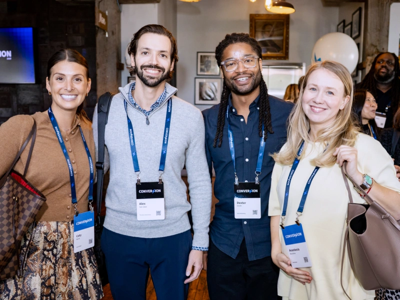 Attendees at Conversion summit event
