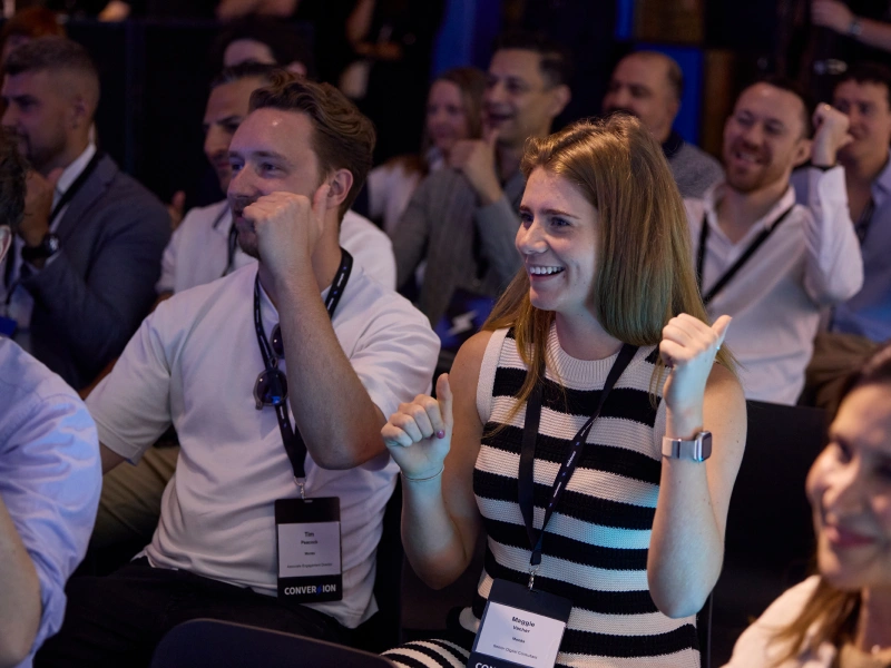 Attendees at Conversion event