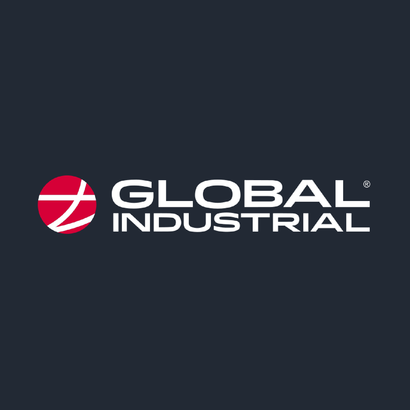 Global Industrial logo on a dark background