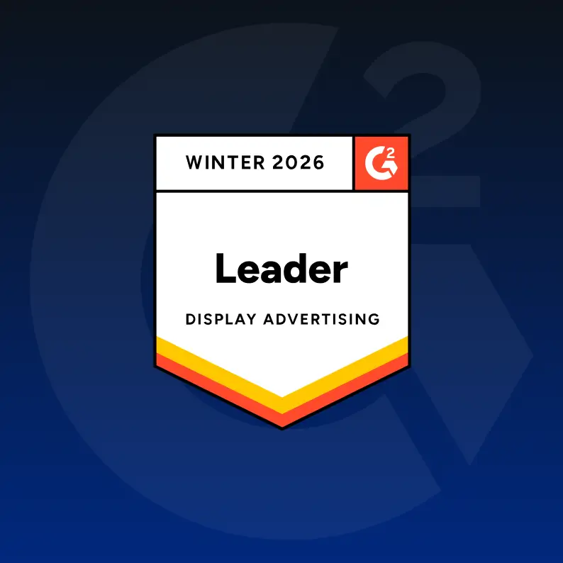 G2 Leader Display Advertising badge, winter 2026