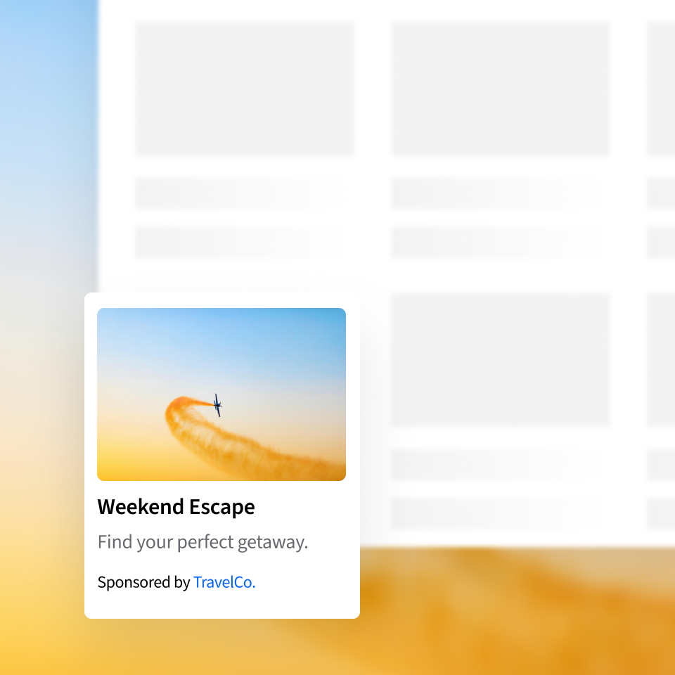 Example of a content recommendation ad at the bottom of an article.