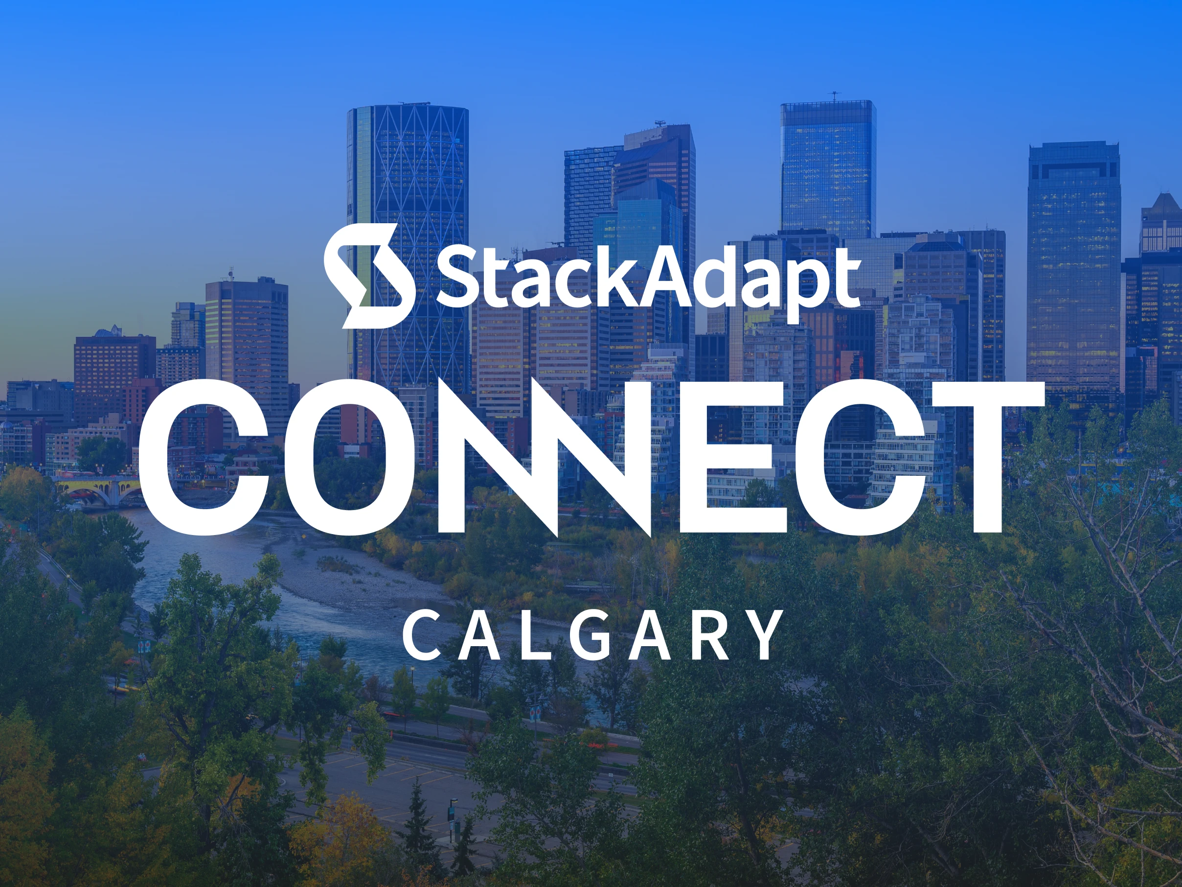 City view of Calgary for StackAdapt Connect Calgary event preview