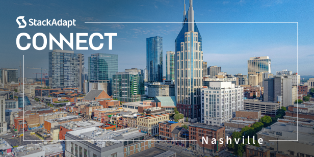 Nashville skyline for StackAdapt Connect event