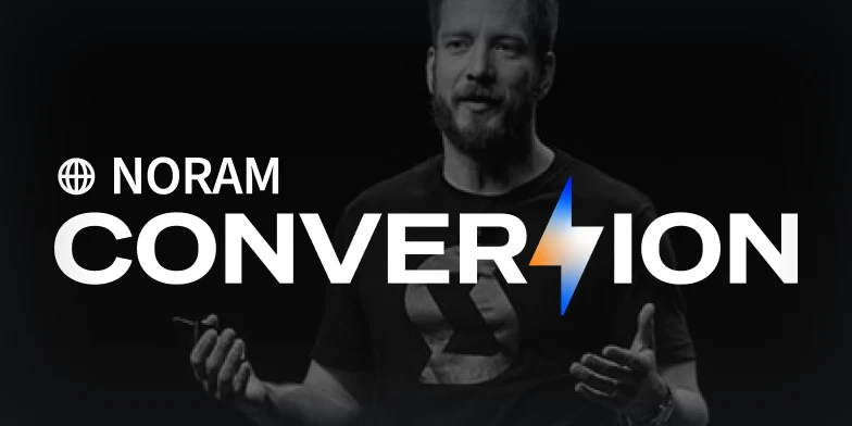 Conversion logo on background