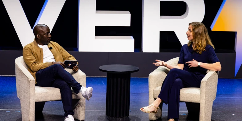 Greg Joseph, VP of Inventory Development at StackAdapt, and Anne Bouttier, Global Head of Automation Sales at Spotify, discussing how audio advertising across podcasts, live sports, and streaming environments is driving full-funnel growth at Conversion 2026.