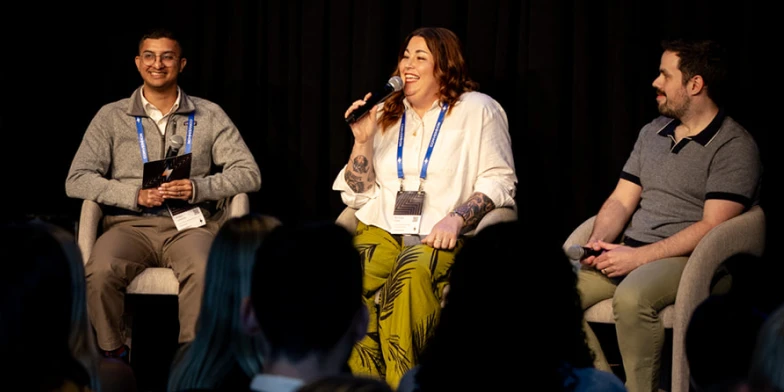 Panelists discussing modern approaches to cross-channel measurement, moving beyond last-click attribution to better understand marketing impact at Conversion 2026.
