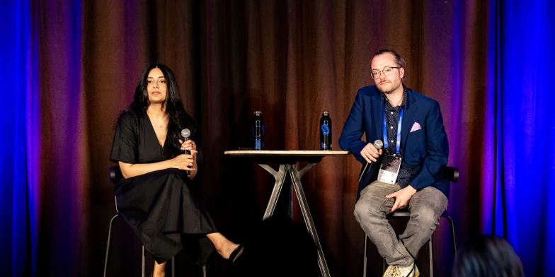 Aanchal Bajaj, Director of Verticals & Performance at StackAdapt, and Cory LeBihan, GM at Add3, discussing how B2B marketers can transform fragmented data signals into smarter targeting at Conversion 2026.