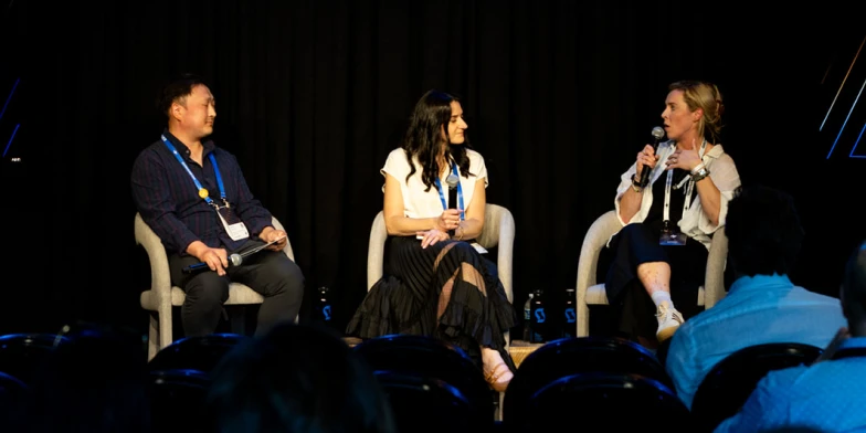 B2B marketing leaders discussing how aligning brand and demand strategies creates stronger performance, better accountability, and sustainable growth across the funnel at Conversion 2026.